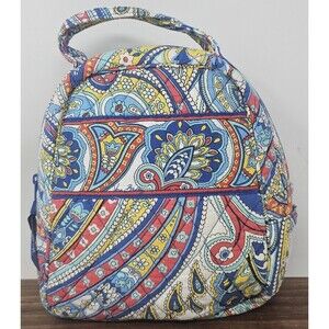 Vera Bradley Lunch Bag Retired Pattern Marina Paisley Multicolor ID Holder